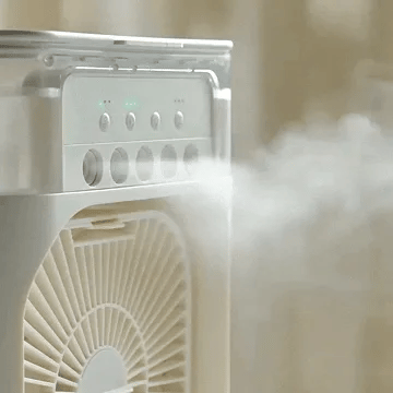 SummerMists™ Portable Humidifier Fan 3-in-1 with Air Cooler, LED Night Lights & Timer