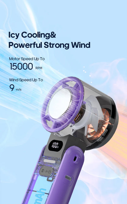 SummerMists™ Portable Handheld (Foldable or Non-Foldable) Mini AC Fan