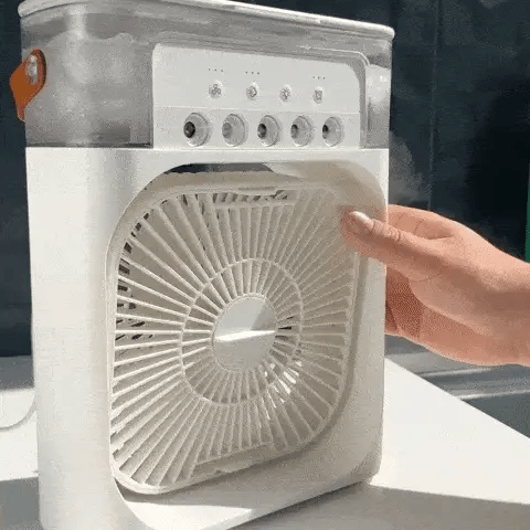 SummerMists™ Portable Humidifier Fan 3-in-1 with Air Cooler, LED Night Lights & Timer